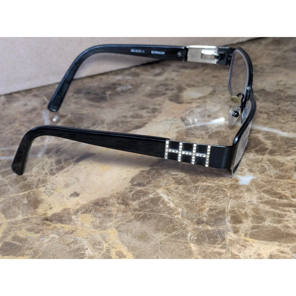 Bulova Eyeglasses, Frames Only, Boracay, 52016-135, Metal/Plastic, Black